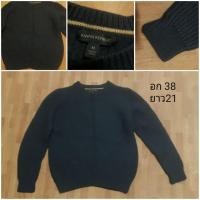 ราคา banana republic sweater เสื้อไหมพรมสีกรมท่า banana republic sz m (20669088798)