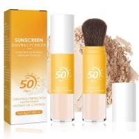 ราคา Mineral Sunscreen Setting Powder SPF 50 PA++, Mineral Brush PowderOil Control Matte Finish Loose Powder, Translucent Face Powder for All Skin, Smooth Lightweight Breathable LGRF (53364271018)