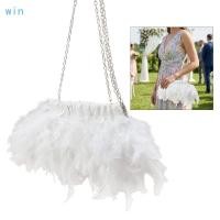 ราคา Win Eye Catching Feather กระเป๋าถือ Enabling Crossbody หรือมือถือใช้กระเป๋าสะพายไหล่ Multi Function Chain สําหรับกิจกรรมต่างๆ (46312303290)