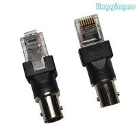 ราคา RR BNC Female to RJ45 Male Coaxial Connectors Adapter สําหรับอุปกรณ์ทดสอบไลน์ (44712390760)