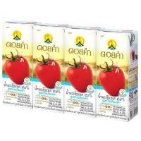 ราคา ดอยคำน้ำมะเขือเทศสูตรโซเดียมต่ำ 200มล แพค 4 Doikham Tomato Juice Low Sodium Formula 200ml Pack 4 [8850773510488 ] (44280769871)