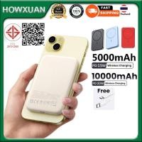 ราคา GREEN Magnetic Power Bank 5000MAH 10000mAh PD 20W Power Bank Wireless Power Bank Portable Fast Charger Battery Pack (27766011913)