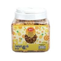 ราคา Aro เอโร่ ขนมปังกะทิ ไส้แยมสับปะรด (จักรทอง) 450g ขนมปังกรอบ (45258271916)