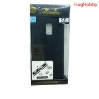 ราคา [มือ2] เคสกระเป๋าสตางค์ เคสมือถือ Samsung Galaxy S5 G900 หนัง PU สีดำ Monica Zipper Pocket Luxury Case (55554908733)