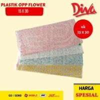 ราคา OPP Flower Plastic with Flower Motif / Clip Plastic 15 x 30 cm (28537920375)