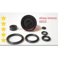 ราคา โอริงsharp innova หม้อลมเล็กยางปั้มชุดซ่อมOD22เกรดอย่างดี (50508149751)