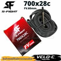 ราคา ยางในจักรยาน 700c แบรนด์S-FIGHT ขนาด700x28c จุ๊บเล็กFV.60mm.ยางใน700c/สินค้าของแท้จัดส่งจากไทย (44450030814)