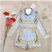 ราคา จั๊มขาสั้น งานป้าย พิมพ์ลายหน้าหลัง ว่าง m (6301938270)