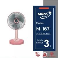 ราคา MIRA มิร่า พัดลมตั้งโต๊ะ 16 นิ้ว รุ่น M-167 (41976969344)