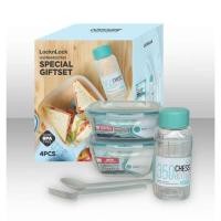 ราคา Lock & N Lock ชุดของขวัญพิเศษ LocknLock HSM8440EM4S LunchBox Set (40457599261)