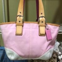 ราคา ของแท้ 100% กระเป๋า Coach Shopping มือสอง (7434615490)
