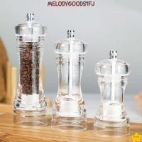 ราคา MELODYGOODS1FJ เครื่องปั่นพริกไทยเกลือ 1 ชิ้น, อะคริลิค 4/5/6 นิ้วเครื่องบดพริกไทย, เครื่องปรุงรสแบบพกพาเซรามิคโรเตอร์ครัวเครื่องมือ (48613705525)