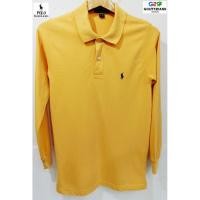 ราคา Polo Ralph Lauren แท้ เสื้อยืดโปโลแขนยาวสีเหลือง (1531421052)