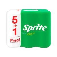 ราคา [สินค้าส่งด่วน] สไปรท์กระป๋อง 325มล.X6 เครื่องดื่มน้ำอัดลม SPRITE 325 ML.X6 (56662487883)