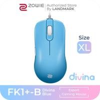 ราคา ZOWIE FK1+-B DIVINA VERSION BLUE Mouse for e-Sports (XL/ใหญ่พิเศษ) เมาส์สำหรับเล่นเกม อีสปอร์ต (7531506266)