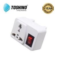 ราคา PLUG TOSHINO CO-6S ปลั้กไฟขาแบน มีสวิช (1986549052)