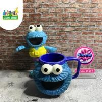 ราคา Vintage Sesame Street Cookie Monster Figure & Mug Set Rare Item (54414505829)