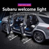 ราคา สําหรับ Subaru Forester Outback XV Legacy Impreza Tribeca โคมไฟบรรยากาศอัตโนมัติ Led โลโก้ประตูรถโปรเจคเตอร์ไฟ (48214056341)