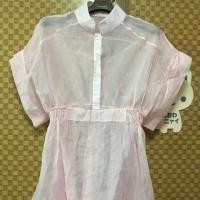 ราคา เสื้อซีทรูผ้าแก้วสีชมพู Size ใหญ่ (2101368635)
