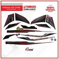 ราคา Yamaha SRL115 Fi/ Lagenda 115 Fi Graphic Body Cover Sticker/ Stripe (สีแดง) 2WB-FG000-01-P4 HLY! (40432789671)