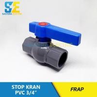 ราคา 3/4" นิ้ว FRAP PVC Stop Valve / 3/4" in PVC Ball Valve / 0.75" Plain Stop Valve / 3/4" Frap Valve Stop (49156312103)