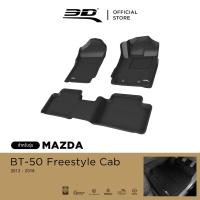 ราคา 3D Mats พรมปูพื้นรถยนต์ MAZDA BT50 CAB 2012-2018 พรมกันลื่น พรมกันนํ้า พรมรถยนต์ (11339235421)