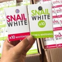 ราคา สบู่สเนล Snail White Whitening Soap สบู่หอยทาก สเนลไวท์ X10 (ขนาด 70g.) (1533271747)