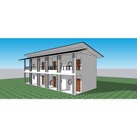 ราคา ขายแบบห้องเช่าพักอาศัย 2ชั้น8ห้อง (24307632643)