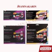 ราคา สีอะคริลิค Renaissance ชุด 12 สี / 24 สี สีพาสเทล 12 ml. Acrylic Colours Set (22530870968)
