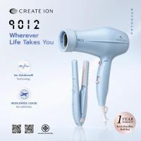 ราคา [เซตคู่สุดคุ้ม] CREATE ION 9012 ไดร์เป่าผมหัวสะบัดอัตโนมัติ Moving Dry และ เครื่องหนีบผมไร้สาย Cordless Straight Ion (46263049517)