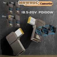 ราคา MNWHUC Type-C เป็น DC Adapter, Fast Charging PD 100W USB-C เป็น DC Converter, Universal Digital Display อัจฉริยะแล็ปท็อป Power Connector สําหรับ // Dell (26045391401)