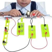 ราคา PIN品·ของเล่นวิทยาศาสตร์อิเล็กทรอนิกส์ DIY โรงเรียนชุดวงจรไฟฟ้า Montessori การเรียนรู้การทดลองของเล่น (55865037953)
