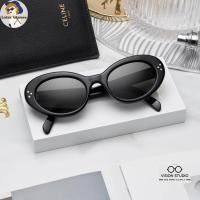 ราคา แว่นกันแดด Celine Cat Eye S193 CL40193I 01A/53 (50206477078)