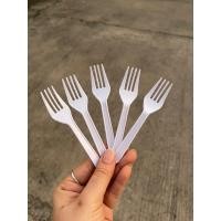 ราคา ส้อมจิ้มพลาสติกเล็ก ส้อมส้มตำ1มัด 10เเพ็ค/500ชิ้น ส้อมกินส้มตำ ส้อมเล็กหนา (21073795123)
