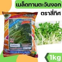 ราคา [สี่ทิศ][1kg] เมล็ดพันธุ์ ทานตะวันงอก ต้นอวบ บรรจุ 1 กิโลกรัม (5532215237)