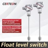 ราคา 304 Stainless Steel Float Level Switch Liquid Level Sensor Threaded Float Switch Water Level Contro (48705061440)