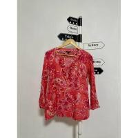 ราคา เสื้อแบรนด์ Talbots Size S สีชมพูเข้ม ลายดอกไม้ค่ะ (26155917165)