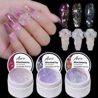 ราคา เจลปั้นนูนผสมกากเพชร Misscheering สําหรับต่อเล็บเจล ปั้นนูน(ไม่ติดมือ) (28769425055)