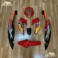 ราคา ชุดสี Sonic new 7 ชิ้น สีแดงดำ ติดลายปี2005แดง (19757924686)