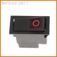 ราคา [whfashion7j] SiaBiced Auto Car Truck Boat Round Rocker 2-Pins ON/OFF Toggle SPST Switch สีดํา (27045011504)