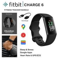 ราคา Fitbit Charge 6 สายรัดข้อมือวัดชีพจร GPS ออกกำลังกาย หน้าจอสี AMOLED คมชัดสูง (54264748194)
