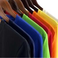 ราคา เสื้อยืดคอกลม T-Shirt แขนสั้น ผ้าcotton100% สีพื้น (24459359910)