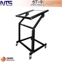 ราคา ชั้นวางเครื่องเสียง NTS ST-9 AUDIO RACK ST 9 9U NTS RACK พร้อมล้อ ST9 ชั้นวางแอมป์ แร็กใส่เครื่องเสียง (7116008951)