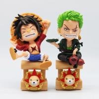 ราคา ในประเทศ One Piece รุ่น Q Luffy Sauron Sanji Sunshine Sonny นั่งตุ๊กตาตกแต่ง Boxed Figure ของเล่น/Cola20260731 (48715217141)