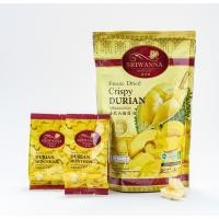 ราคา ศรีวรรณา ทุเรียนหมอนทองอบกรอบ 30 กรัม ( Freeze Dried Crispy Durian 30 g. 100% Natural ) (2265948467)