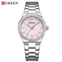 ราคา CURREN/Karien 9103 ผู้หญิงหน้าปัดเล็กรองเท้าโรมัน Rhinestone Simple นาฬิกาผู้หญิงนาฬิกาข้อมือผู้หญิงผู้ชาย (46912969876)