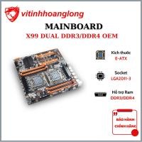 ราคา เมนบอร์ด X99 Dual DDR3/DDR4 OEM 1 เดือน (45264629615)