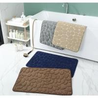 ราคา TOKOJUJUR พรมเช็ดเท้ากันลื่น Super Thick Soft Memory Foam Premium Water Absorbent Original (50101729498)