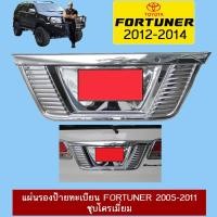ราคา แผ่นรองป้ายทะเบียน Fortuner 2005-2011 ชุบโครเมี่ยมAo (4785100618)