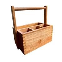 ราคา ที่วางเครื่องครัวไม้ CADDY / ที่วางเครื่องเขียนไม้ / กล่องเครื่องมือไม้ (22068842008)